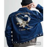 72.ダークブルー | デニムジャケット スーベニア ショート丈 | Rocky Monroe