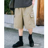 ベージュ | カーゴパンツ ワイド ショート | Rocky Monroe