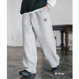 杢グレー | UMBRO ワイドパンツ 裏起毛 | Rocky Monroe