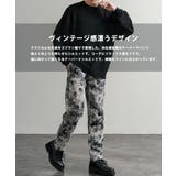 テーパードイージーパンツ ゴブラン織り ヴィンテージフワラー | Rocky Monroe | 詳細画像12 