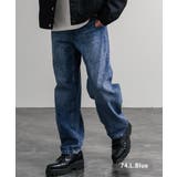 74.ライトブルー | Hanes ワイドパンツ デニム | Rocky Monroe