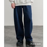 71.ワンウォッシュ | GERRY バレルレッグデニムパンツ UVカット | Rocky Monroe