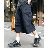 ネイビー | カーゴパンツ ハーフパンツ ナイロン | Rocky Monroe