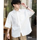 ホワイト | ビッグシャツ 半袖 オーバーサイズ | Rocky Monroe