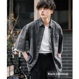 ブラックケミカル | 半袖デニムシャツ ヴィンテージ オーバーサイズ | Rocky Monroe