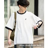 ホワイト×ブラック | KANGOL カンゴール Tシャツ | Rocky Monroe