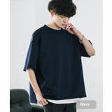 ネイビー | 接触冷感 Tシャツ 半袖 | Rocky Monroe
