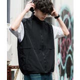 ナイロンベスト 前開き スタンドネック | Rocky Monroe | 詳細画像2