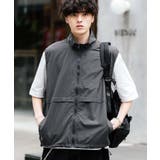 ナイロンベスト 前開き スタンドネック | Rocky Monroe | 詳細画像9
