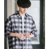 半袖カジュアルシャツ メッシュ 総柄 | Rocky Monroe | 詳細画像2