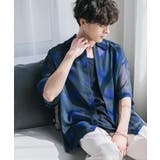 半袖カジュアルシャツ メッシュ 総柄 | Rocky Monroe | 詳細画像8