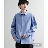 B2.ネイビー | Healthknit ヘルスニット カジュアルシャツ | Rocky Monroe