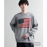 A-2.L.グレー | ニット セーター 国旗 | Rocky Monroe