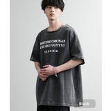 ブラック | プリントTシャツ 半袖 デニム | Rocky Monroe