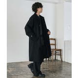 ステンカラーロングコート 2Way チンストラップ | Rocky Monroe | 詳細画像4