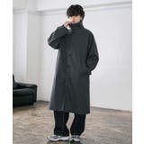 ステンカラーロングコート 2Way チンストラップ | Rocky Monroe | 詳細画像14