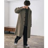 ステンカラーロングコート 2Way チンストラップ | Rocky Monroe | 詳細画像17