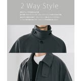 ステンカラーロングコート 2Way チンストラップ | Rocky Monroe | 詳細画像26