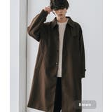 ブラウン | ステンカラーロングコート 2Way チンストラップ | Rocky Monroe
