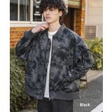 ブラック | ブルゾン フライトジャケット 合成皮革 | Rocky Monroe