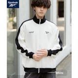 ホワイト | Reebok トラックジャケット 袖ライン | Rocky Monroe