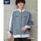 ブルーグレー | Reebok トラックジャケット 袖ライン | Rocky Monroe