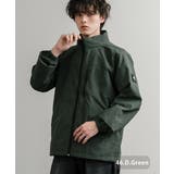 46.D.グリーン | ナイロンジャケット 裏タフタ LOGOS | Rocky Monroe