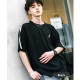 ブラック | KANGOL 半袖Tシャツ ワッフル | Rocky Monroe