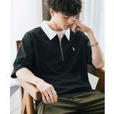 ユーエスポロアッスン ポロシャツ ハーフジップ | Rocky Monroe | 詳細画像2