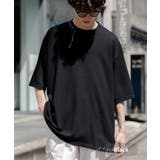 ブラック | カットソー 半袖 ハンドステッチ | Rocky Monroe