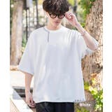 ホワイト | カットソー 半袖 ハンドステッチ | Rocky Monroe