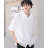 半袖シアーシャツ レース切替 オーバーサイズ | Rocky Monroe | 詳細画像2