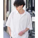 半袖シアーシャツ レース切替 オーバーサイズ | Rocky Monroe | 詳細画像3