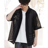 半袖シアーシャツ レース切替 オーバーサイズ | Rocky Monroe | 詳細画像6