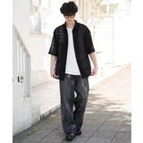 半袖シアーシャツ レース切替 オーバーサイズ | Rocky Monroe | 詳細画像7