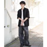 半袖シアーシャツ レース切替 オーバーサイズ | Rocky Monroe | 詳細画像8