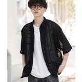半袖シアーシャツ レース切替 オーバーサイズ | Rocky Monroe | 詳細画像9