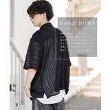半袖シアーシャツ レース切替 オーバーサイズ | Rocky Monroe | 詳細画像15