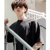 ブラック | 半袖Tシャツ ケミカル オーバーサイズ | Rocky Monroe