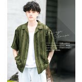半袖ストライプシャツ 開襟 ジャガード | Rocky Monroe | 詳細画像14