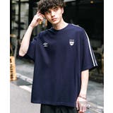 ネイビー | UMBRO 半袖Tシャツ サイドライン | Rocky Monroe