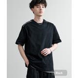 ブラック | Tシャツ 半袖 ライン | Rocky Monroe