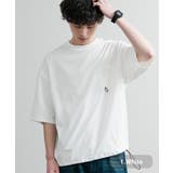 1.ホワイト | Tシャツ 半袖 裾ドローコード | Rocky Monroe