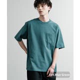 119.ブルーグリーン | Tシャツ 半袖 ポケット | Rocky Monroe