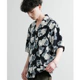 総柄半袖シャツ オープンカラー 日本製 | Rocky Monroe | 詳細画像12 