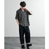 総柄半袖シャツ オープンカラー 日本製 | Rocky Monroe | 詳細画像4 