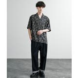 総柄半袖シャツ オープンカラー 日本製 | Rocky Monroe | 詳細画像5 