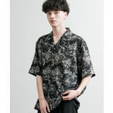 総柄半袖シャツ オープンカラー 日本製 | Rocky Monroe | 詳細画像6 