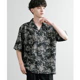 総柄半袖シャツ オープンカラー 日本製 | Rocky Monroe | 詳細画像7 