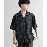 総柄半袖シャツ オープンカラー 日本製 | Rocky Monroe | 詳細画像11 